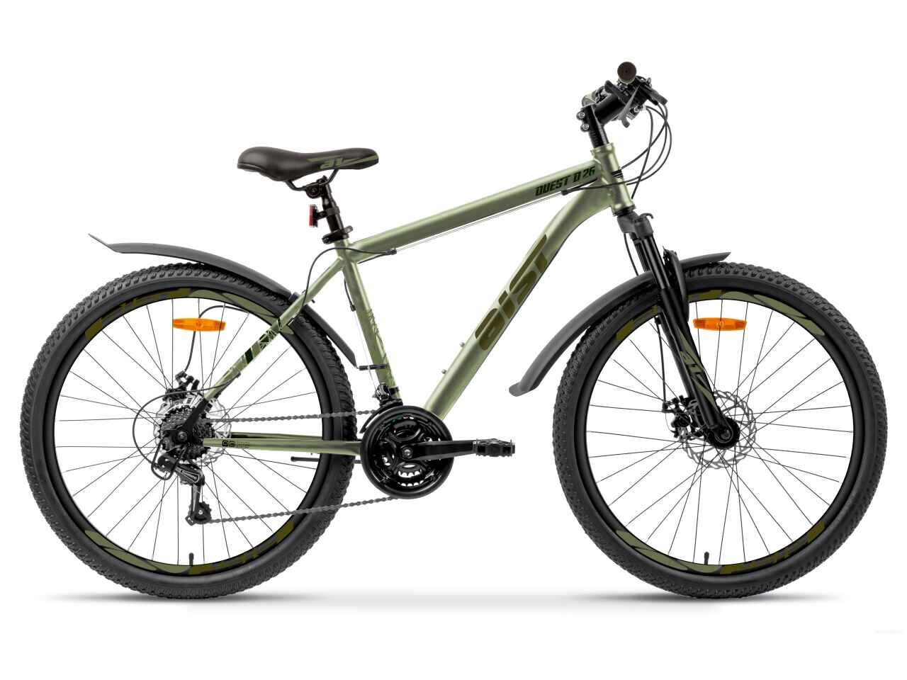 Велосипед Aist Quest Disc 26 (13, зеленый, 2025) Велосипед Aist Quest Disc 26 (13, зеленый, 2025)