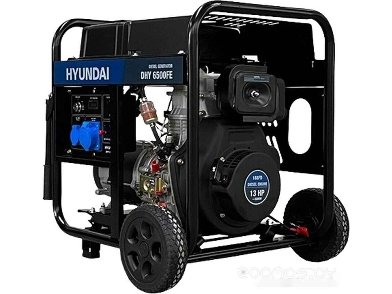 Дизельный генератор Hyundai DHY6500FE Дизельный генератор Hyundai DHY6500FE