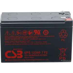 Аккумулятор для ИБП CSB Battery UPS123607 F2 (12В/7.5 А·ч)