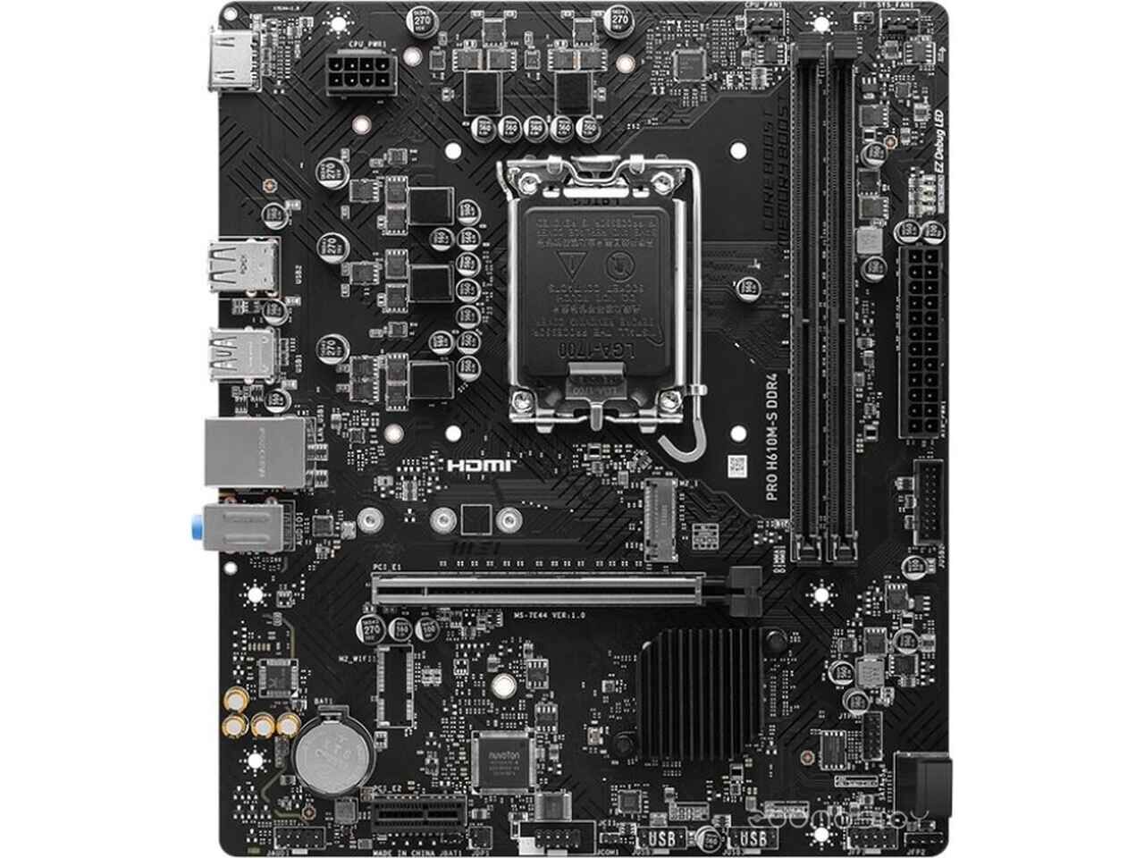 Материнская плата MSI Pro H610M-S DDR4 Материнская плата MSI Pro H610M-S DDR4