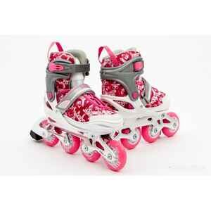 Роликовые коньки Calambus Jenny Sum (р. 38-41, белый/розовый)