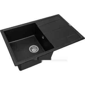 Кухонная мойка AquaSanita Rock SQR 103 (черный металлик 601) Кухонная мойка AquaSanita Rock SQR 103 (черный металлик 601)