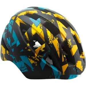 Cпортивный шлем Cigna WT-022 (р. 48-53, желтый/бирюзовый/черный)