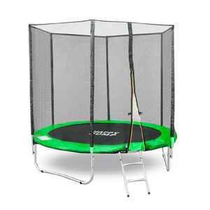 Батут Happy Jump 8ft Pro (252 см) с внешней сеткой и лестницей Батут Happy Jump 8ft Pro (252 см) с внешней сеткой и лестницей
