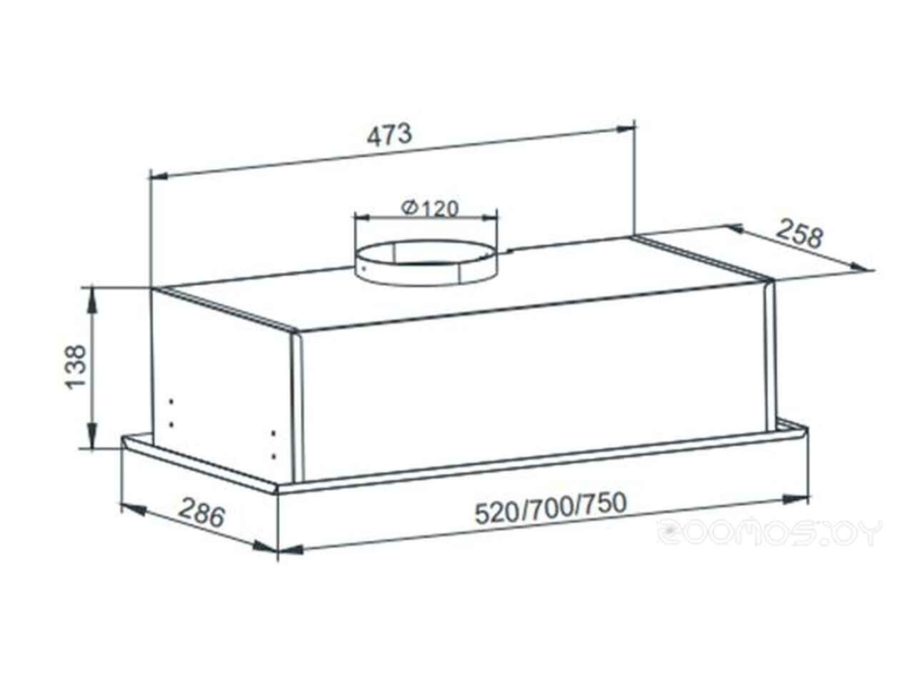 Кухонная вытяжка ZorG Technology CLASSICO 850 52 M белая УТ-00002812 Кухонная вытяжка ZorG Technology CLASSICO 850 52 M белая УТ-00002812