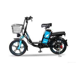 Электровелосипед Minako V8 Pro (синий)