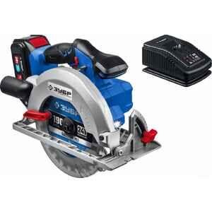 Дисковая (циркулярная) пила ЗУБР Профессионал CPB-190-41 (c 1-им АКБ) Дисковая (циркулярная) пила ЗУБР Профессионал CPB-190-41 (c 1-им АКБ)