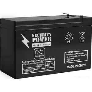 Аккумулятор для ИБП Security Power SPL 12-9 F2 (12В/9 А·ч)
