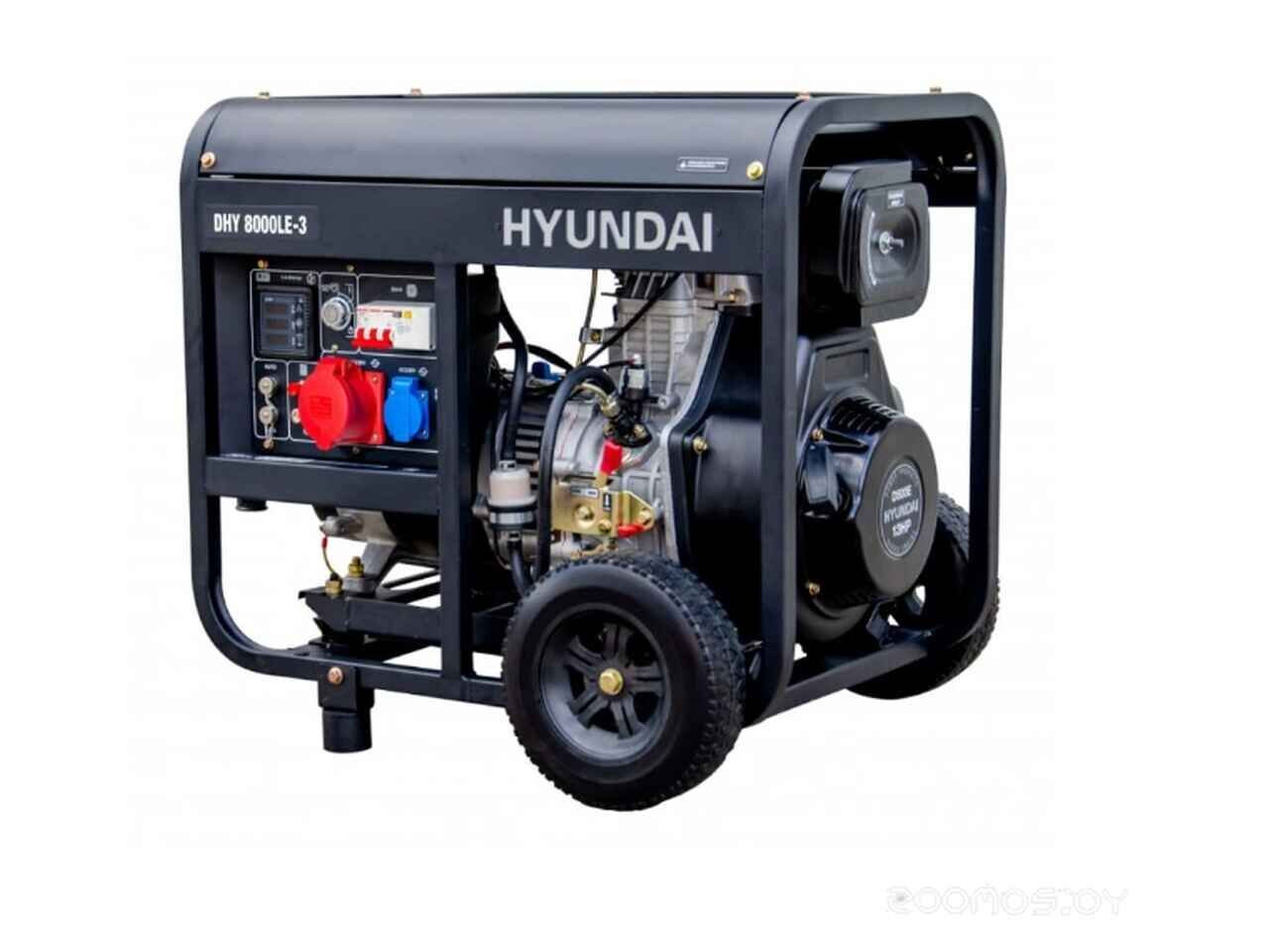 Генератор Hyundai DHY 8000LE-3 Генератор Hyundai DHY 8000LE-3