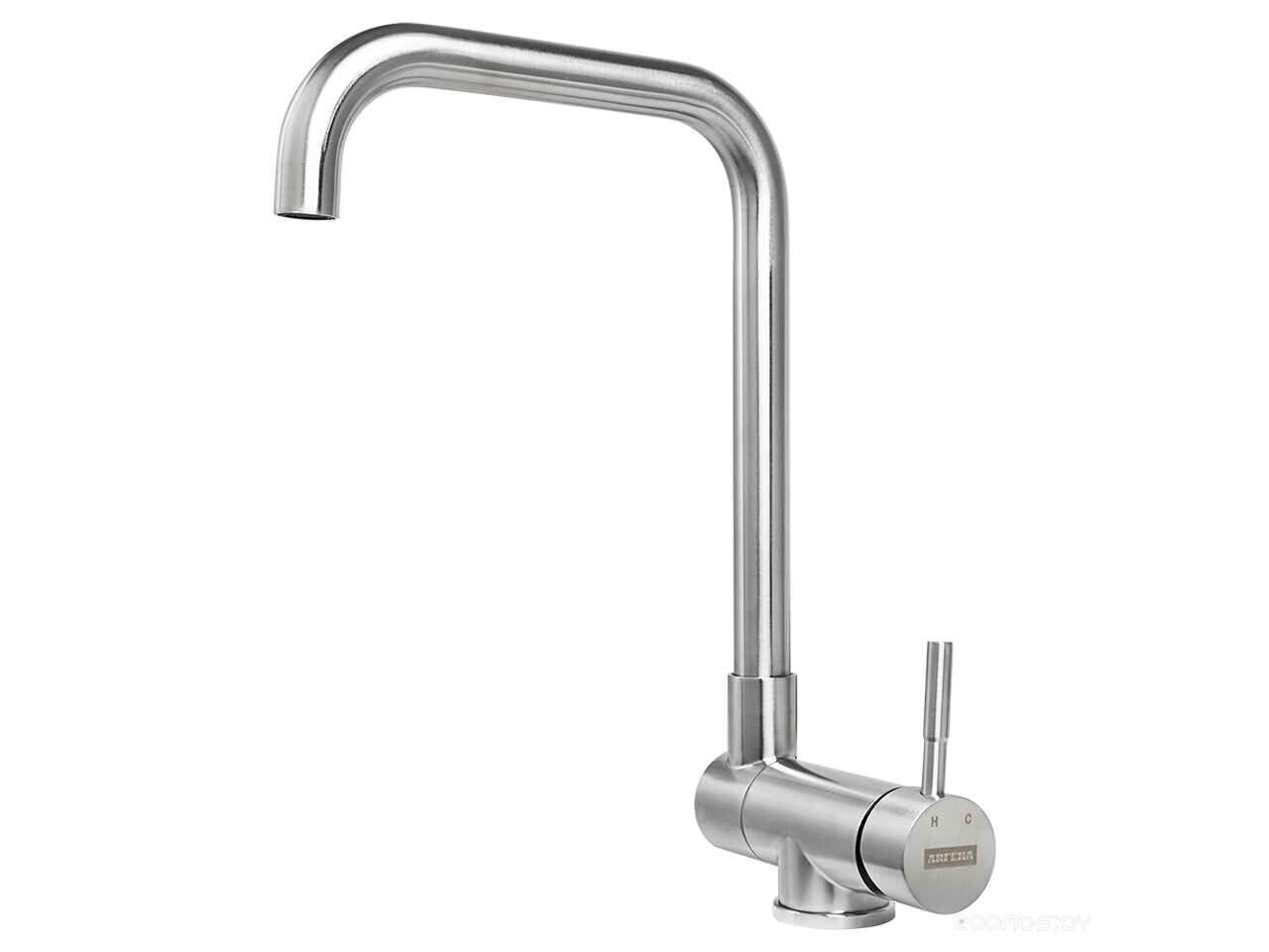 Кухонная мойка ARFEKA Eco AR 520*490 Satin со смесителем и дозатором УТ-00003201 Кухонная мойка ARFEKA Eco AR 520*490 Satin со смесителем и дозатором УТ-00003201