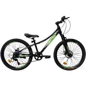 Велосипед GreenLand Cruise 24 (11, черно/зеленый, 2025)