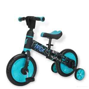 Беговел Bubago Triox трансформер (черный/синий)