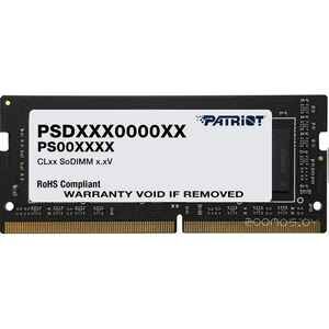 Оперативная память Patriot Signature Line 8GB DDR4 SODIMM PC4-25600 PSD48G320081S