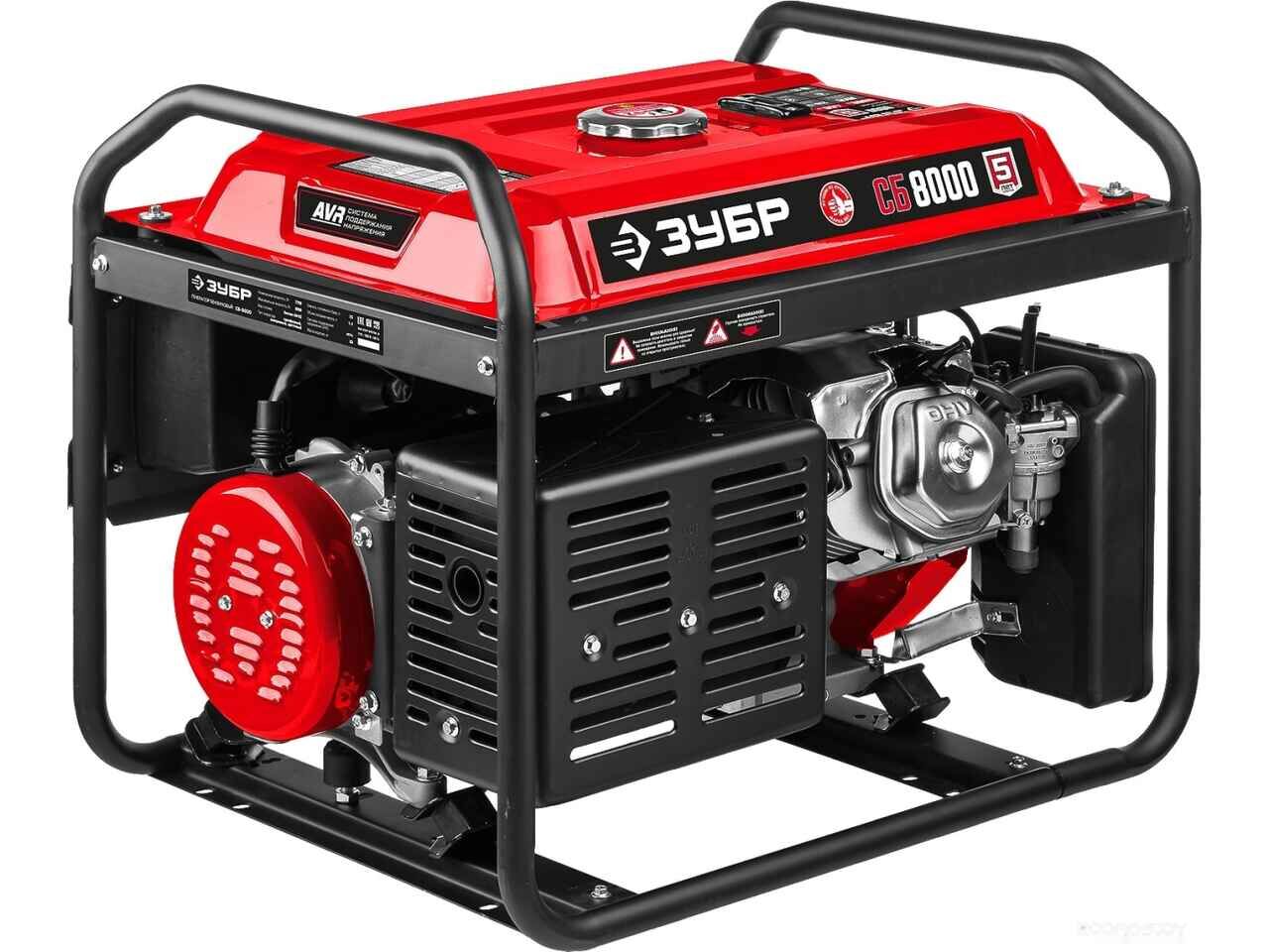 Бензиновый генератор ЗУБР СБ-8000 Бензиновый генератор ЗУБР СБ-8000