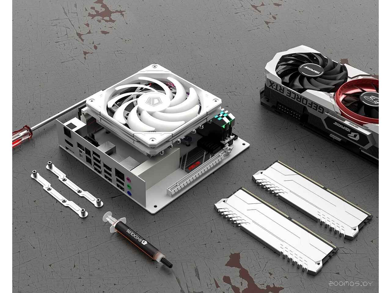 Вентилятор для корпуса ID-COOLING NO-12015-XT ARGB Snow Вентилятор для корпуса ID-COOLING NO-12015-XT ARGB Snow