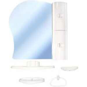 Белпласт Набор мебели для ванной белый правый [с341-2830]