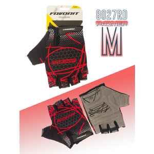 Перчатки велосипедные Favorit М 20-21 см (8027RD-M)
