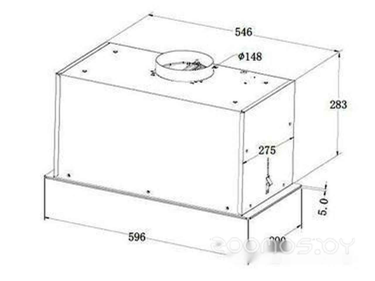 Кухонная вытяжка ZorG Technology Neve 1200 60 S-GC (белый) Кухонная вытяжка ZorG Technology Neve 1200 60 S-GC (белый)