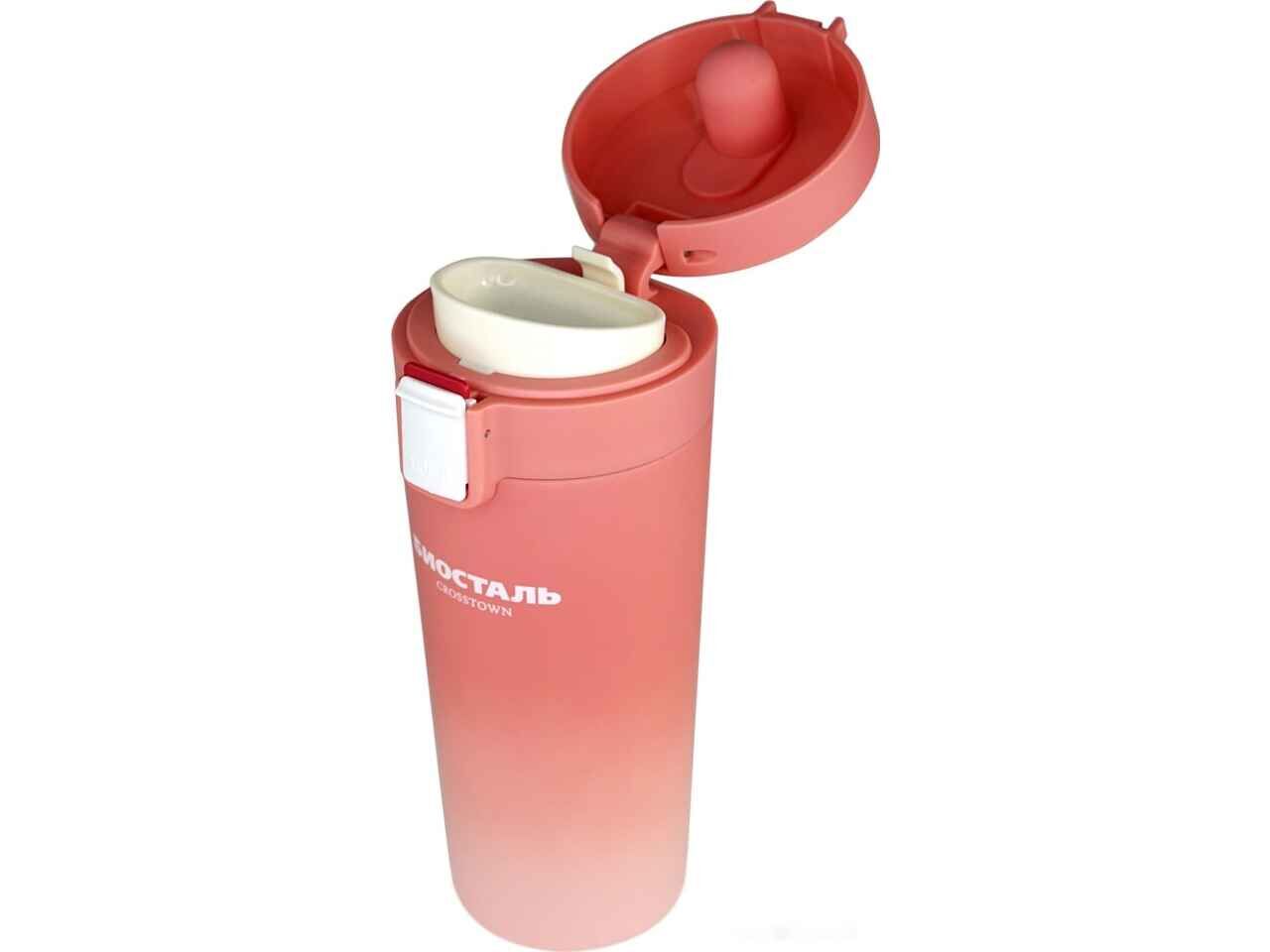 Термокружка Biostal NMT-400Z-O 0.4л (розовый) Термокружка Biostal NMT-400Z-O 0.4л (розовый)