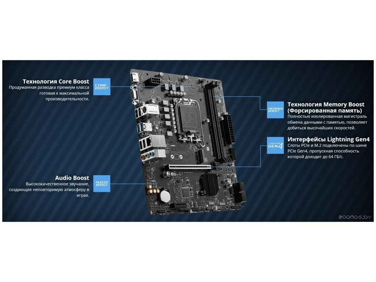 Материнская плата MSI PRO H610M-E DDR4 Материнская плата MSI PRO H610M-E DDR4