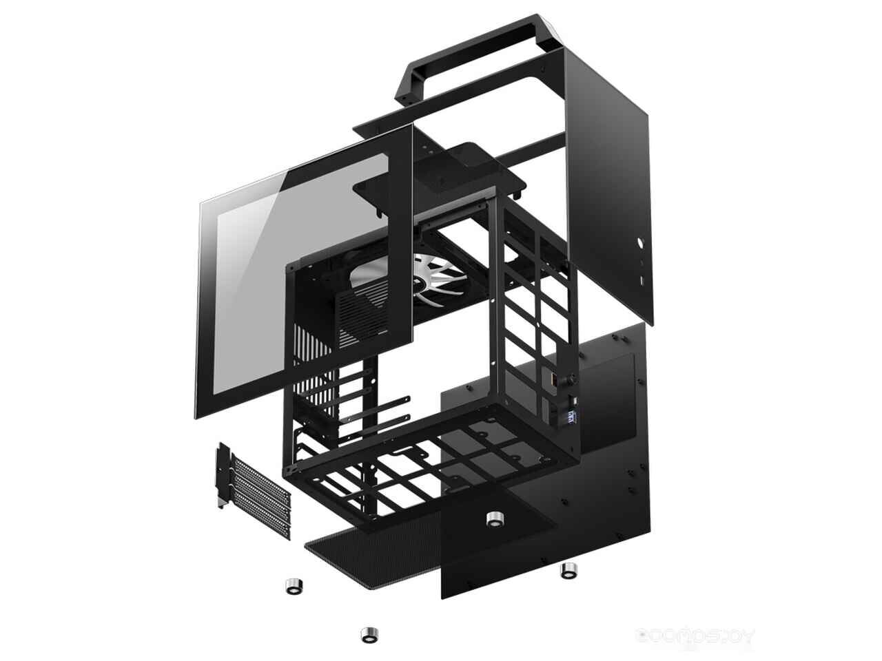 Корпус Jonsbo T8 Plus (черный) Корпус Jonsbo T8 Plus (черный)