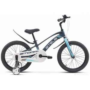 Детский велосипед Stels Storm KR 18 Z010 (темный/синий/зеленый, 2024)