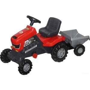 Педальная машинка Полесье Turbo с полуприцепом [52681]