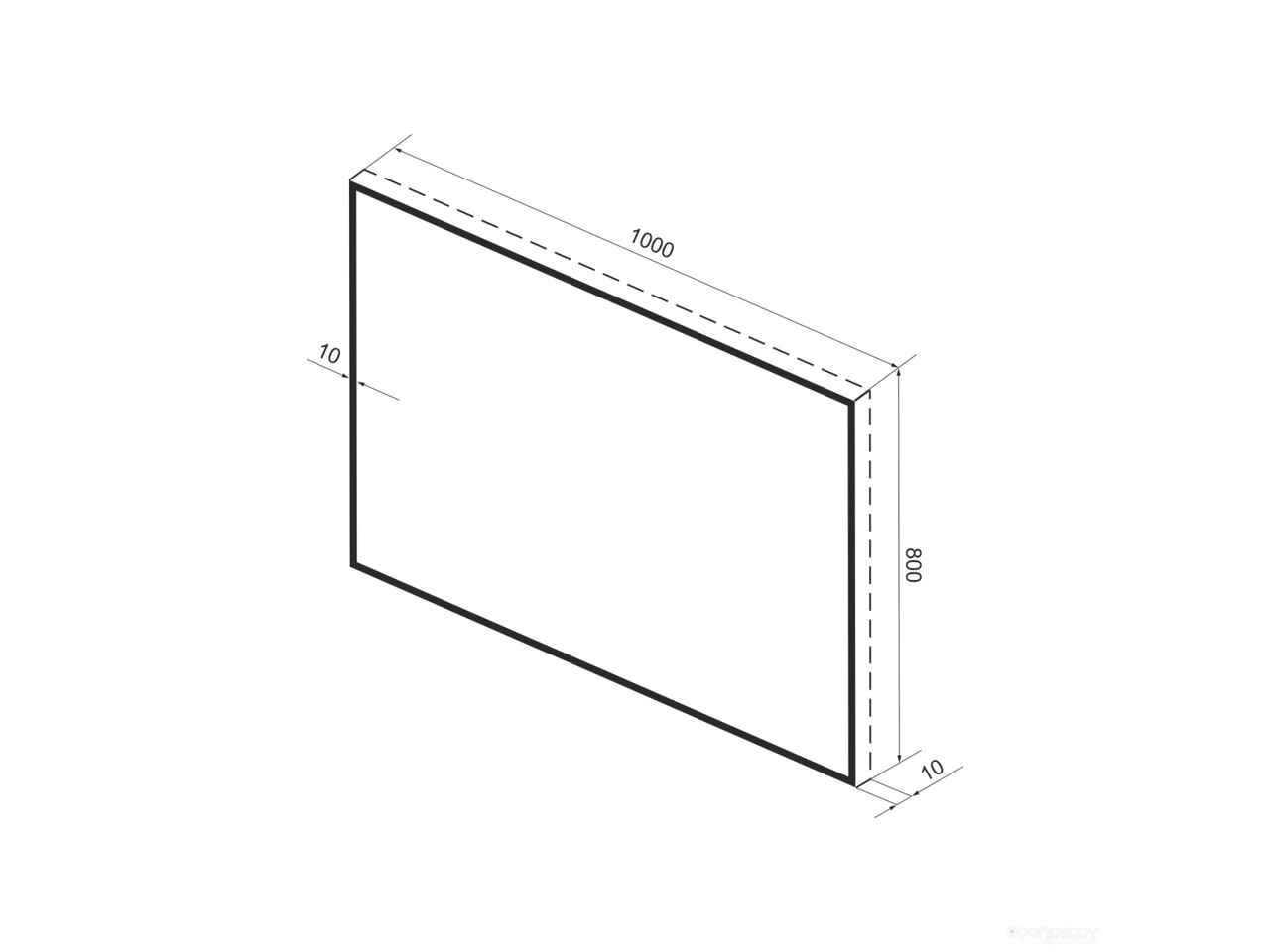 Зеркало Wellsee Зеркало 7 Rays' Spectrum 172200750, 100 х 80 см Зеркало Wellsee Зеркало 7 Rays' Spectrum 172200750, 100 х 80 см