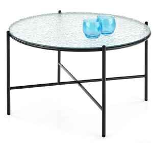 Журнальный столик Halmar Rosalia 70x41 (бесцветный/черный) Журнальный столик Halmar Rosalia 70x41 (бесцветный/черный)