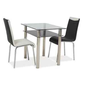 Стол Signal Madras 90 (прозрачный/хром) MADRASTCCH90 Стол Signal Madras 90 (прозрачный/хром) MADRASTCCH90