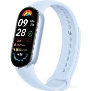 Фитнес-браслет Xiaomi Smart Band 9 (голубой, с голубым силиконовым ремешком, международная версия) Фитнес-браслет Xiaomi Smart Band 9 (голубой, с голубым силиконовым ремешком, международная версия)