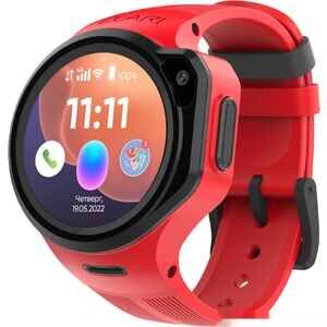 Детские умные часы Elari KidPhone 4GR M (красный) Детские умные часы Elari KidPhone 4GR M (красный)