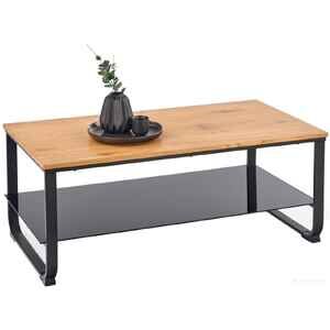 Журнальный столик Halmar Artiga 105x55 (дуб золотой/черный) Журнальный столик Halmar Artiga 105x55 (дуб золотой/черный)