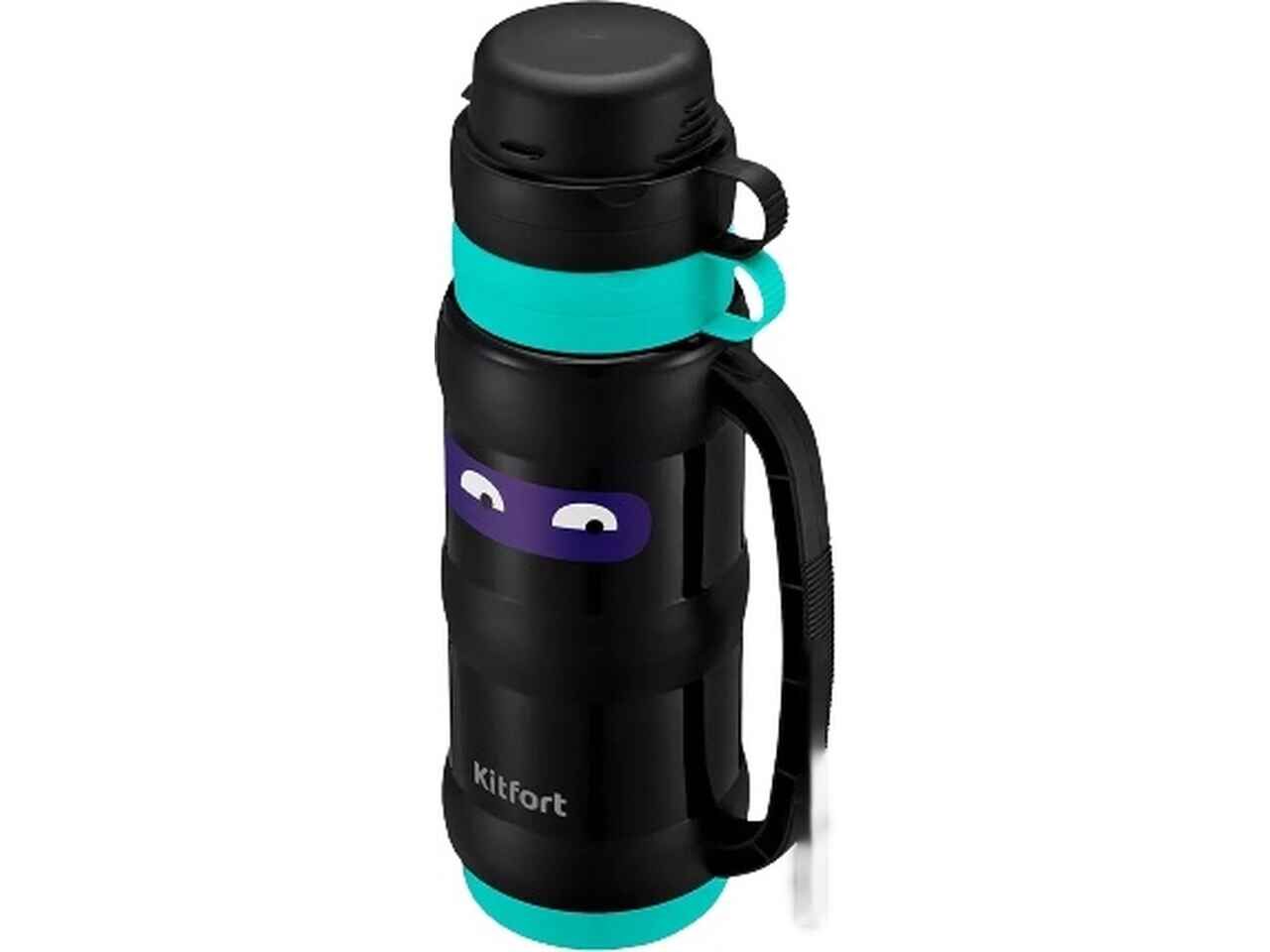 Термос Kitfort KT-1234 1л (черный) Термос Kitfort KT-1234 1л (черный)