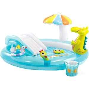 Надувной бассейн INTEX Малыш Аллигатор 57165 (201x170) Надувной бассейн INTEX Малыш Аллигатор 57165 (201x170)